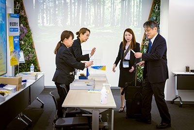 受付・展示会場・風景